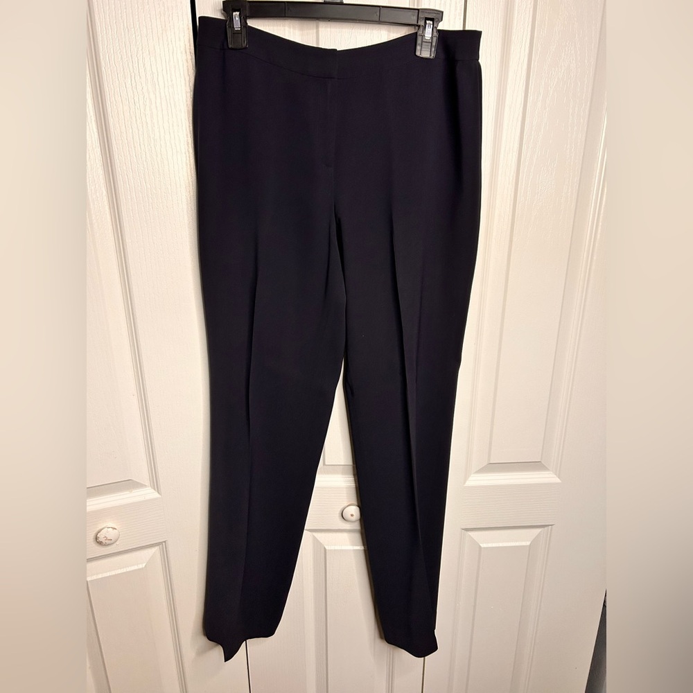 Lafayette 148 Suit Blazer Pant Set‎ Womens 10 Barrow Straight Leg Black Blazer 8 - Picture 13 of 14